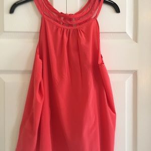 bebe Tops - EUC. Bebe coral tank top size Small bebe Tops - EUC. Bebe coral tank top size Small